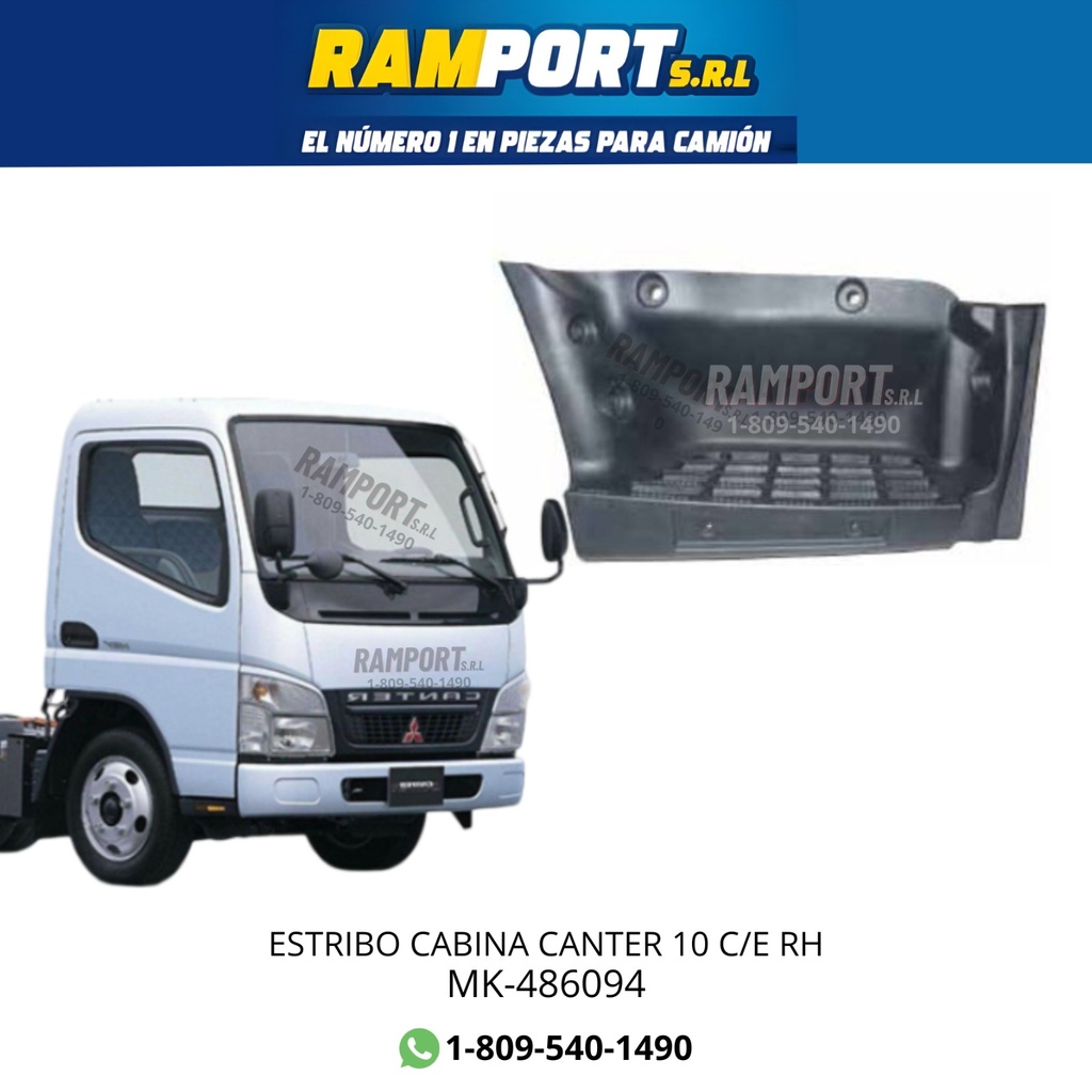 ESCALÓN CABINA MITSUBISHI CANTER 10 C/E RH