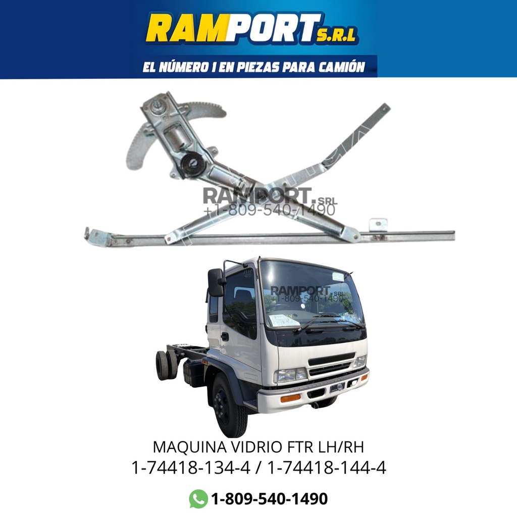 MAQUINA VIDRIO ISUZU FTR LH