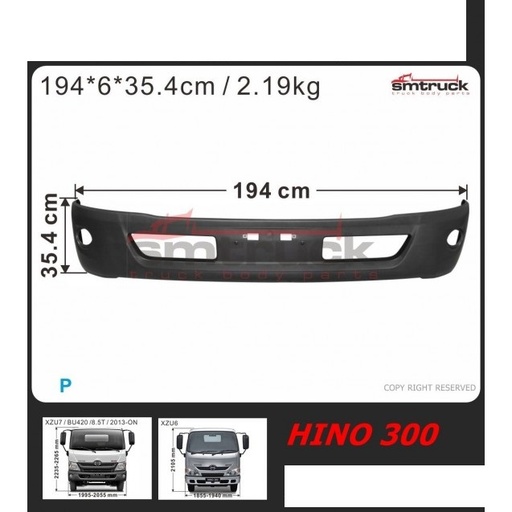 [HNL12-201] BUMPER HINO HN300 8.5T 