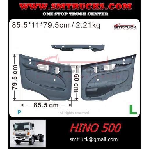 [HNM03-321L] FORRO P/HINO 500 LH