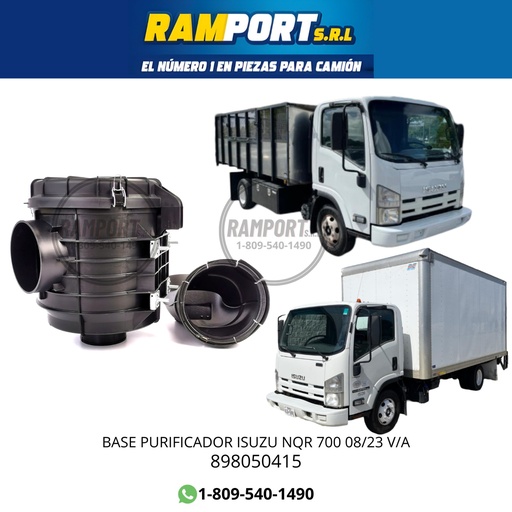 [898050415] BASE PURIFICADOR ISUZU NQR 700 08/23 V/A